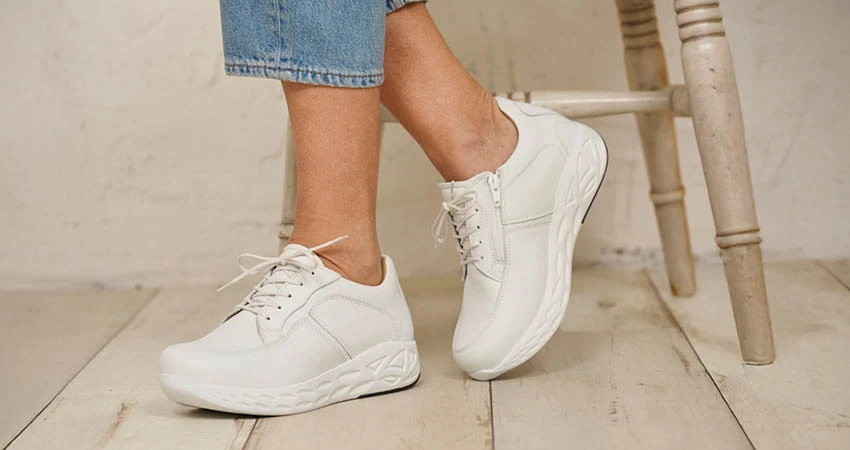 maintenance white shoes