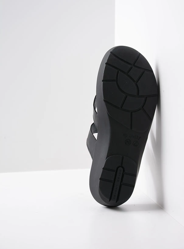 wolky sandals 00202 hobie 30000 black leather sole