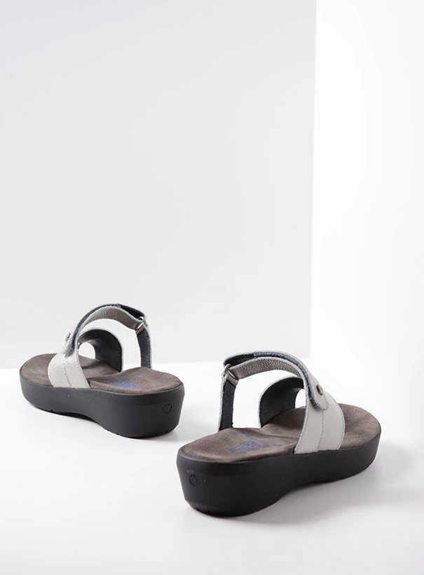 wolky sandals 00203 collins 71130 silver leather back