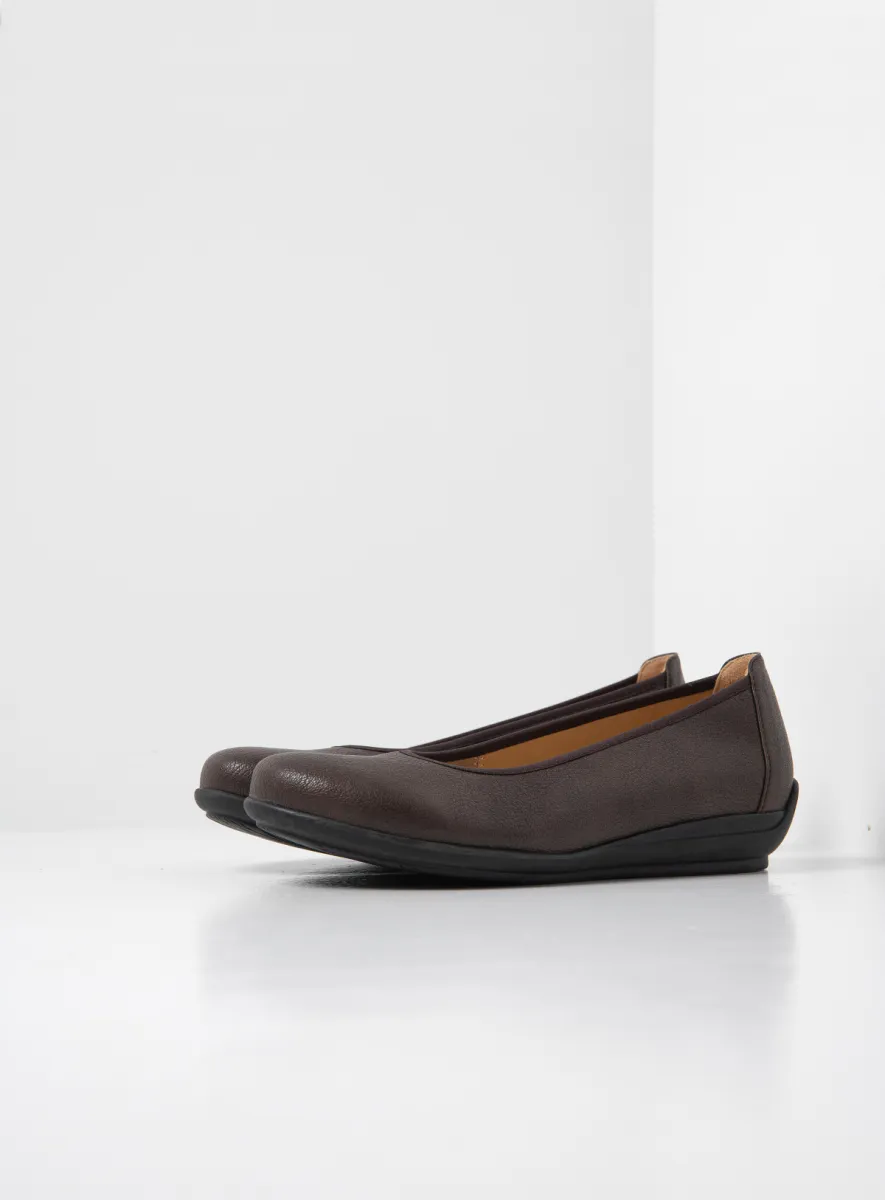 Wolky Duncan F2F - brown vegan biocare Slip-ons for women