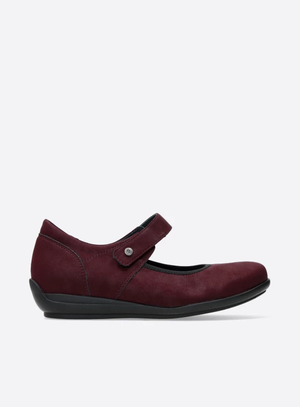 wolky mary janes 00387 noble f2f 81551 burgundy biocare