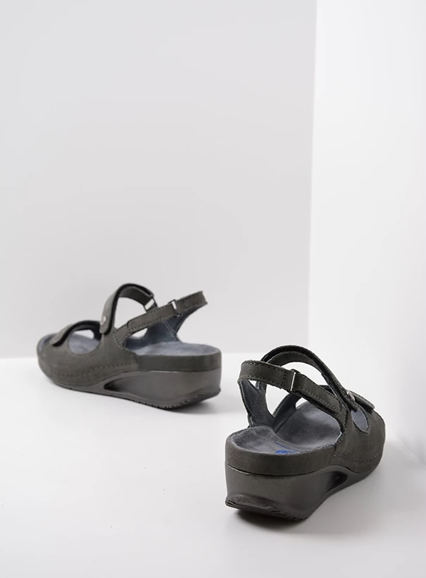 wolky sandals 00425 shallow 10200 grey nubuck back