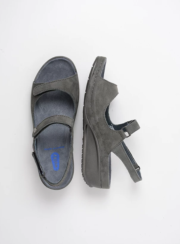 wolky sandals 00425 shallow 10200 grey nubuck top
