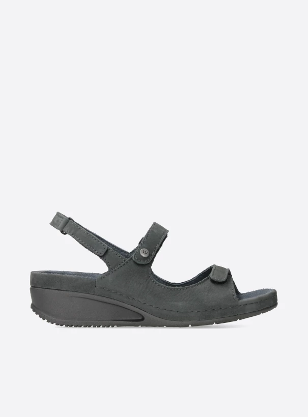 wolky sandals 00425 shallow 10200 grey nubuck