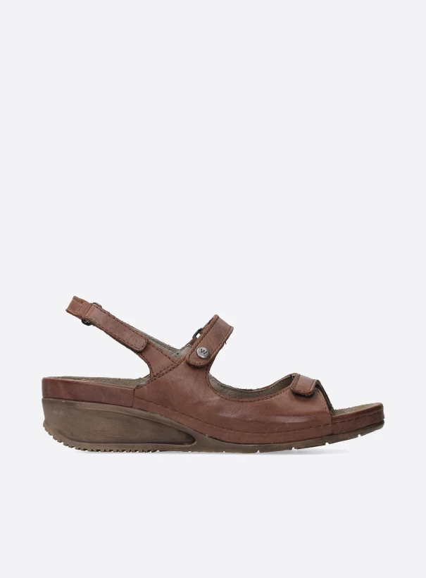 wolky sandals 00425 shallow 30310 brown leather