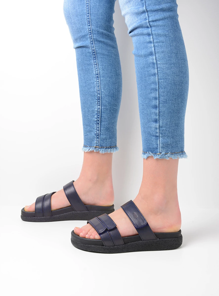 wolky sandals 00501 cirrus 30800 dark blue leather sfeer