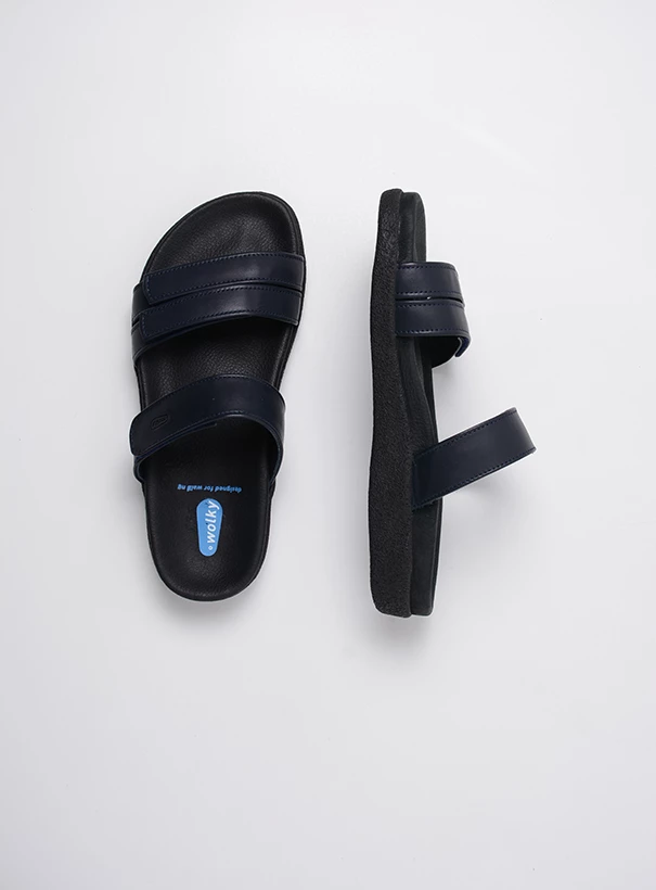 wolky sandals 00501 cirrus 30800 dark blue leather top