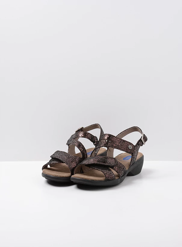 wolky sandals 00776 fria 40300 brown leather front