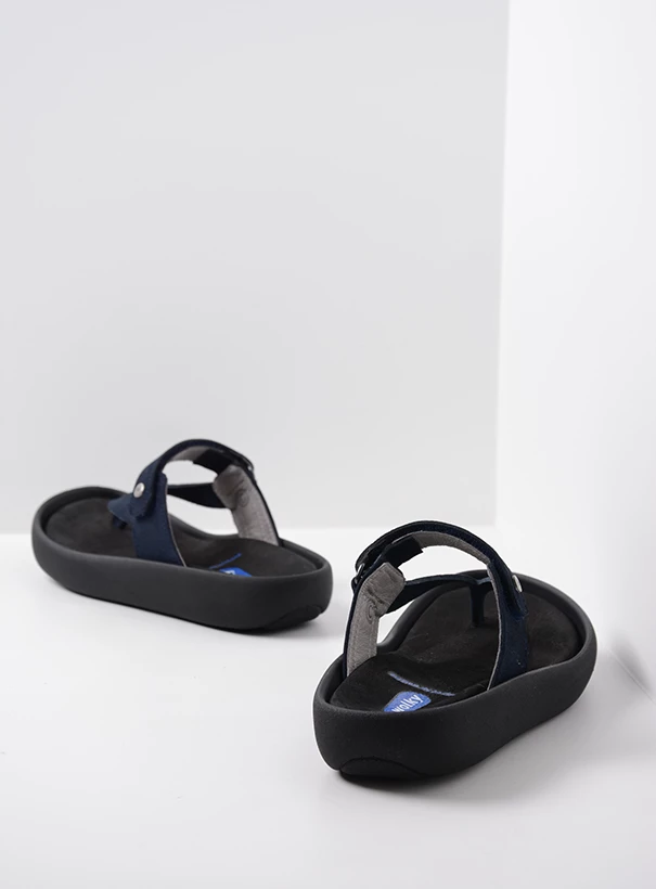 wolky sandals 00821 peace 11820 blue nubuck back