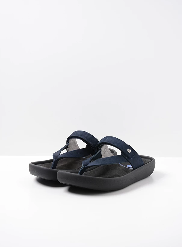 wolky sandals 00821 peace 11820 blue nubuck front