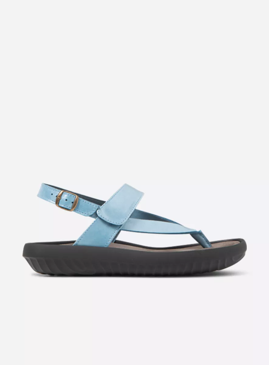 Wolky Sandals 00882 Cebu 61850 ocean blue leather