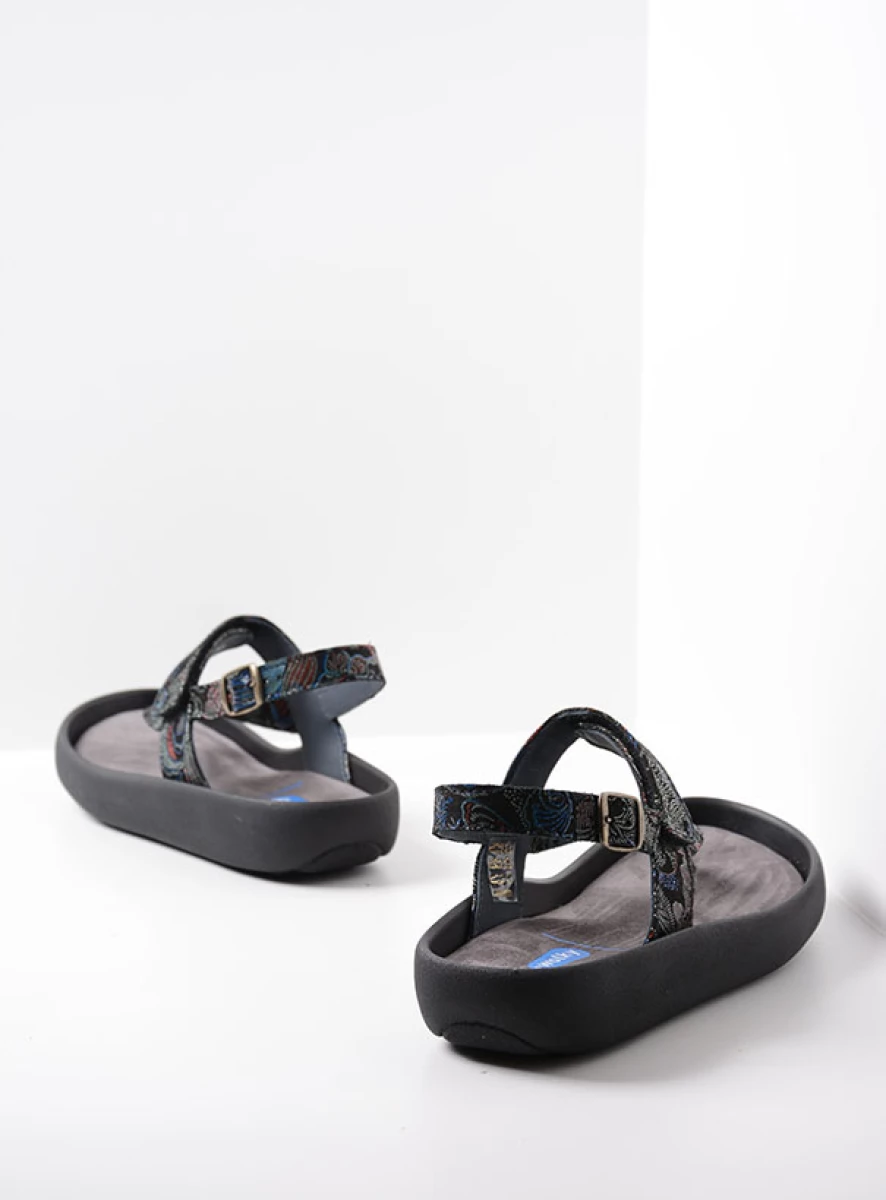 Buy your Wolky Cebu black blue suede shoes online Wolky