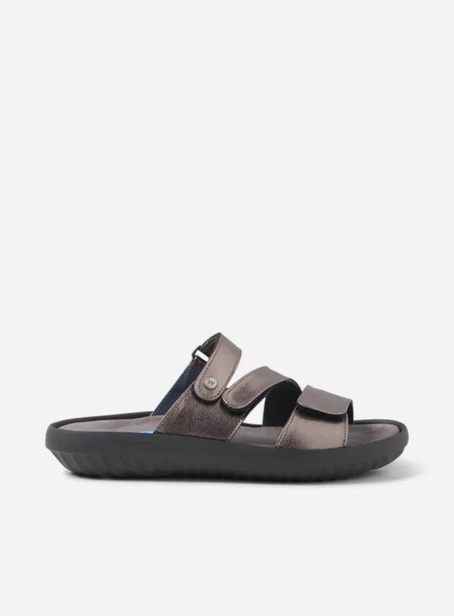 Wolky Sandals 00885 Sense 23203 lead metallic leather