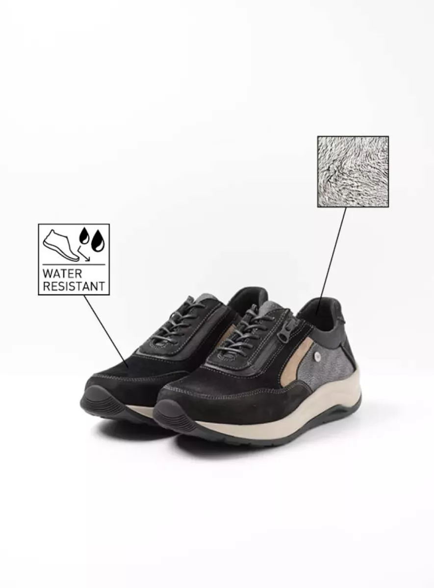 Wolky Lace up shoes 00977 Cupar WR 90001 black combi leather
