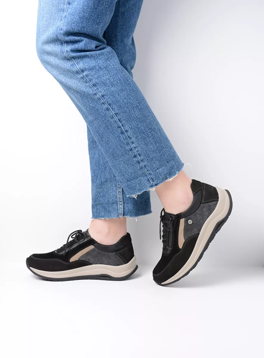 Wolky Lace up shoes 00977 Cupar WR 90001 black combi leather