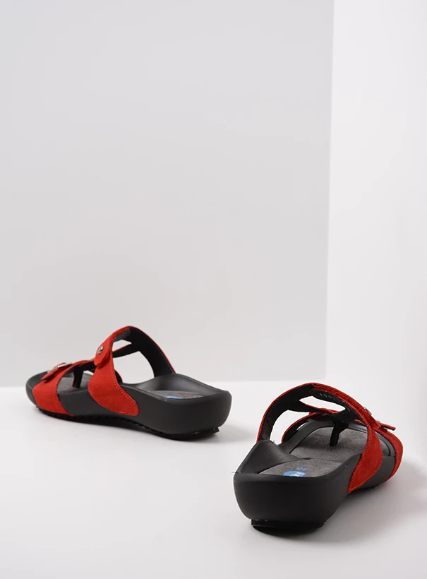 wolky sandals 01000 oconnor 11500 red nubuck back