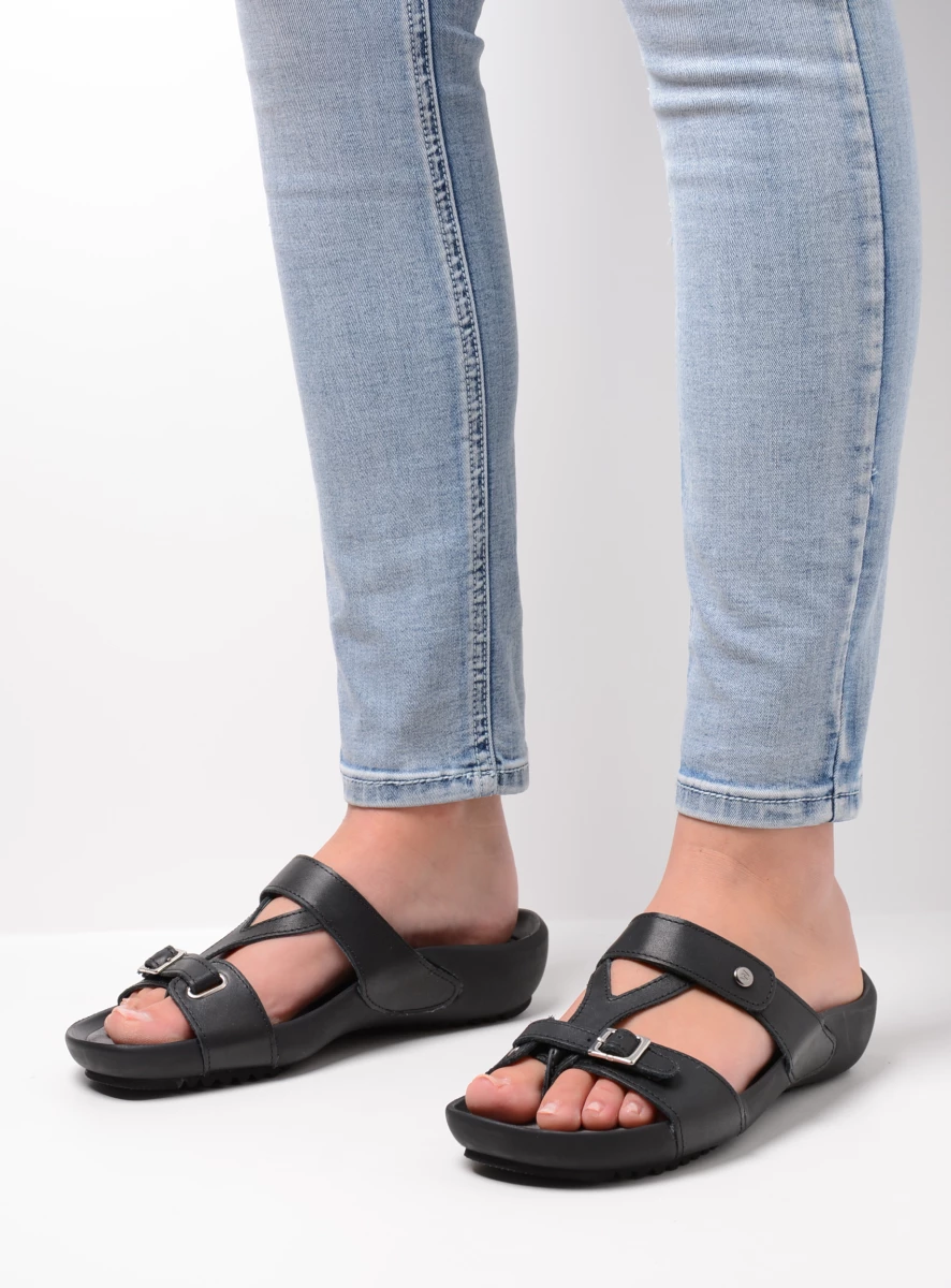 wolky sandals 01000 oconnor 31002 black leather sfeer