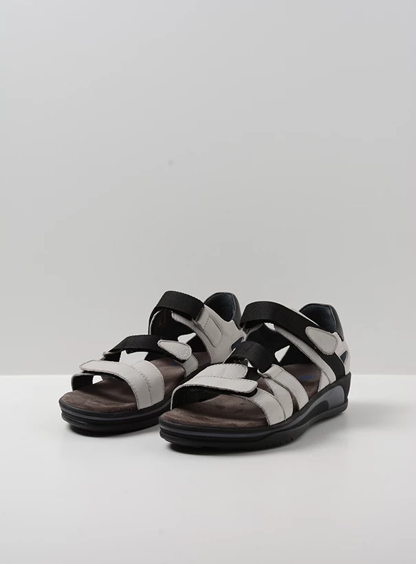 wolky sandals 01055 desh 30121 offwhite leather front