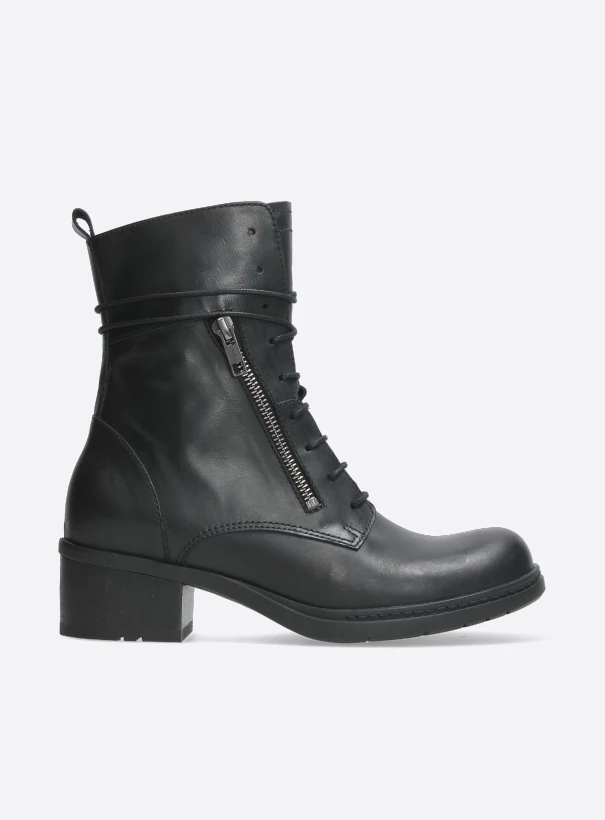 wolky biker boots 01273 rimbley 37000 black leather