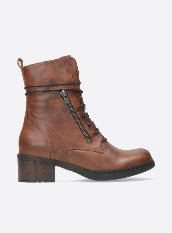 wolky biker boots 01273 rimbley 37430 cognac leather