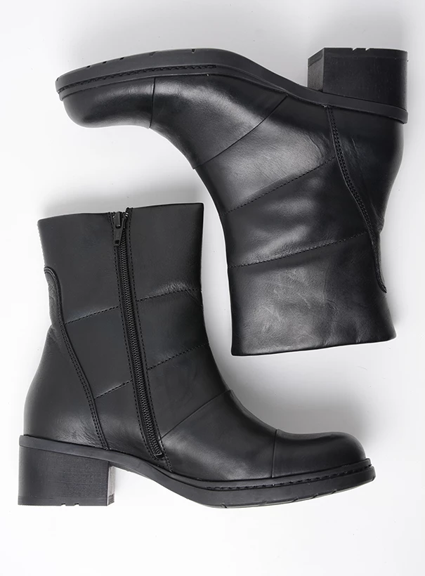 wolky mid calf boots 01274 hinton 37000 black leather top