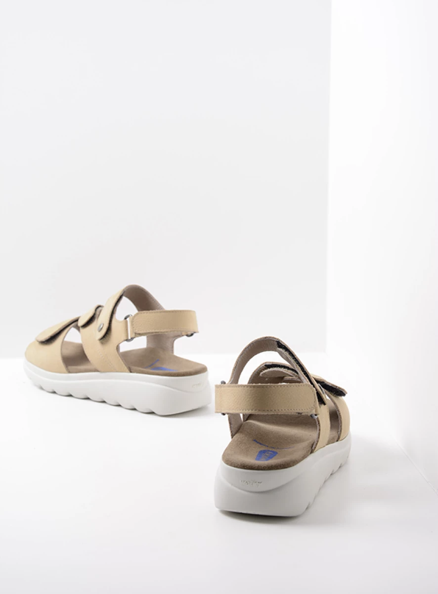 wolky sandals 01526 yard 11390 beige nubuck back