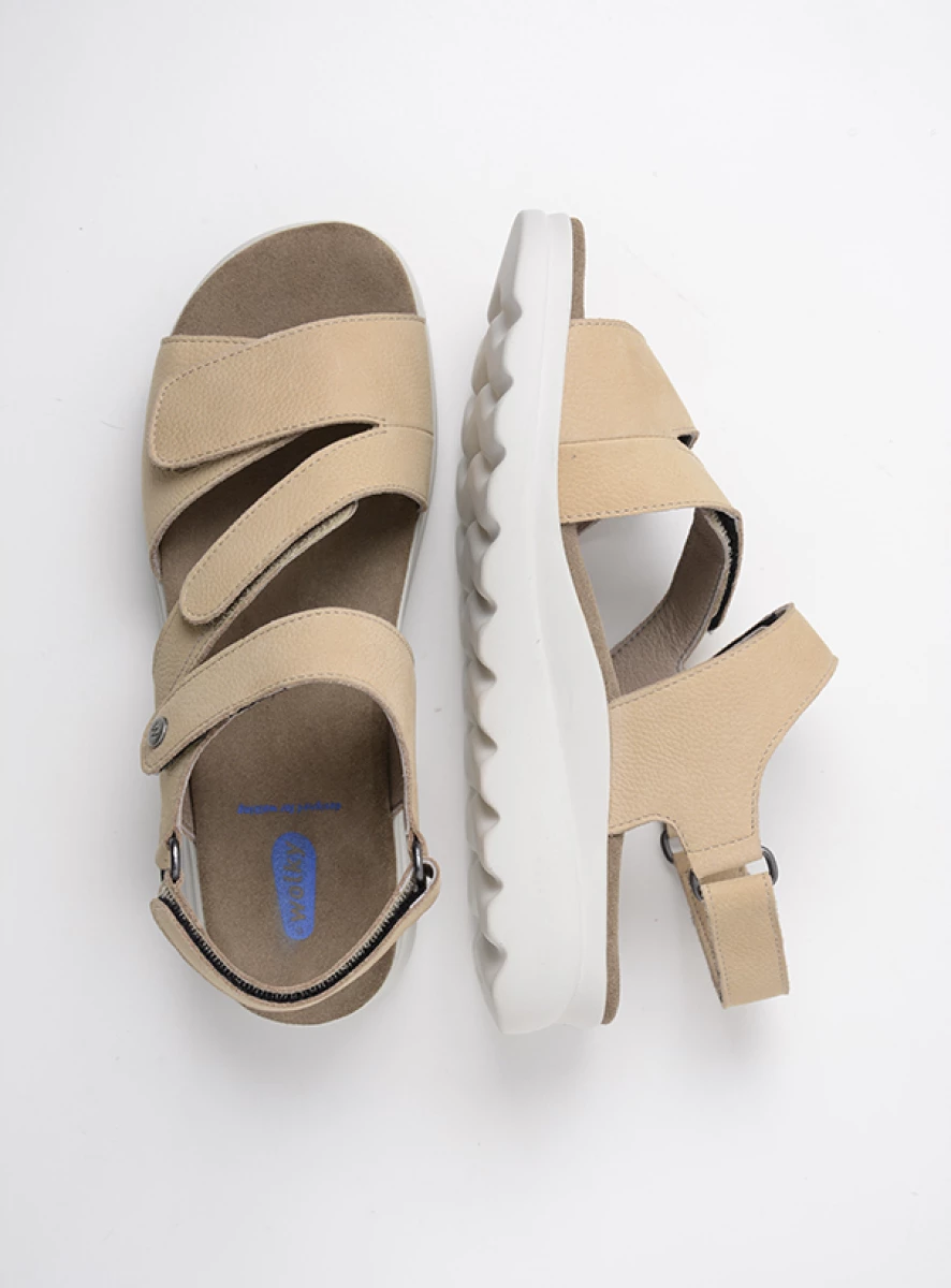 wolky sandals 01526 yard 11390 beige nubuck top