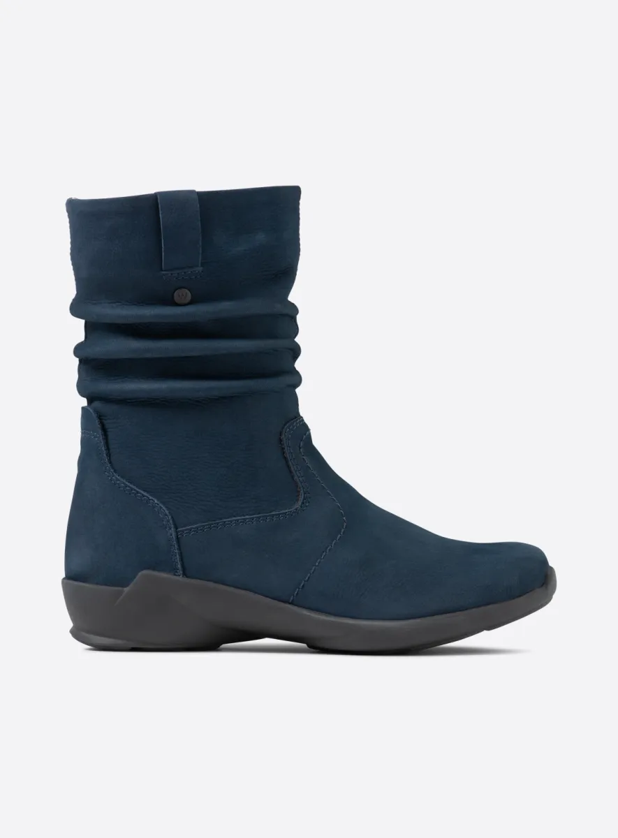 Wolky Boots 01572 Luna 11802 blue nubuck