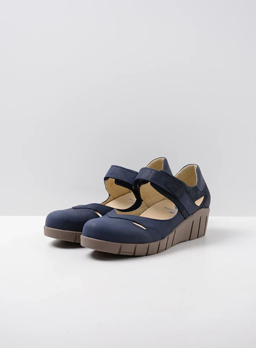 Buy your Wolky Charlotte blue summer nubuck shoes online Wolky