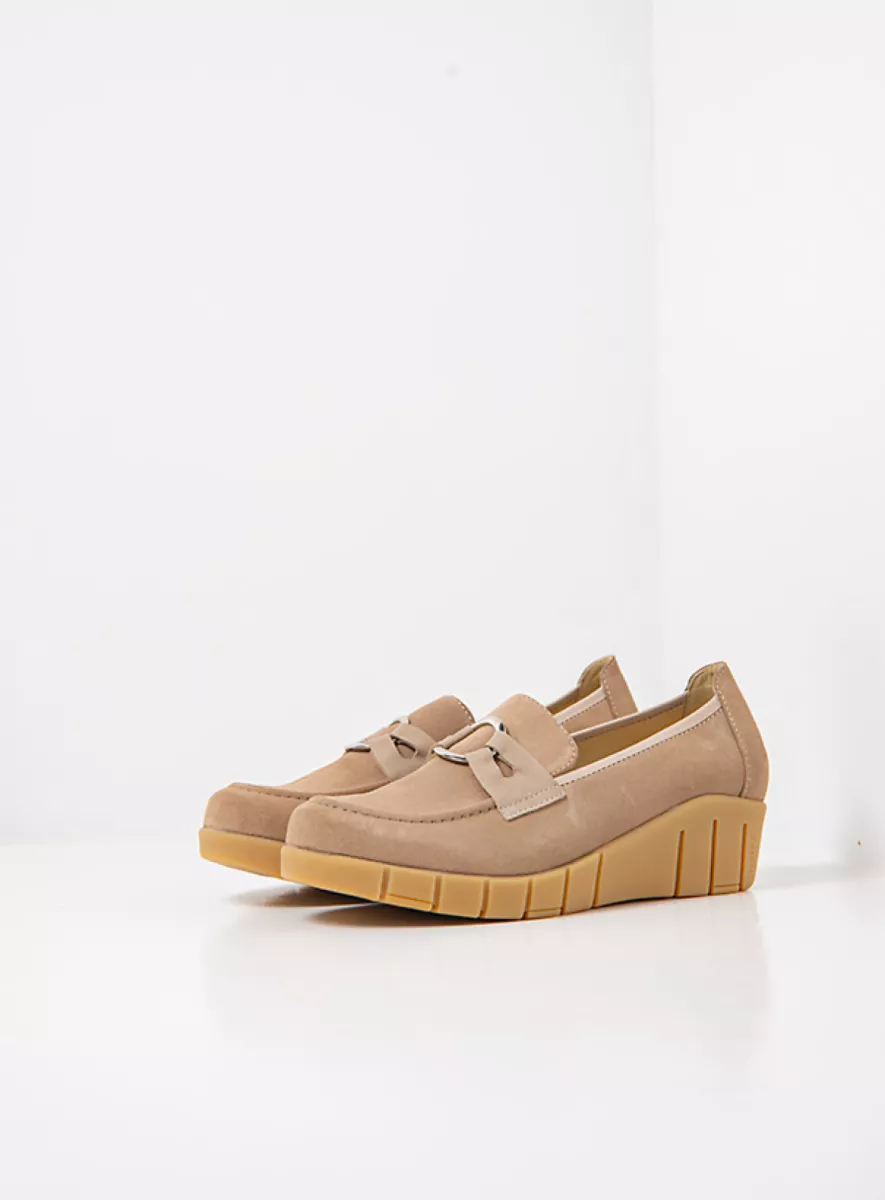Wolky SS26 01786 Augusta 40390 beige suede