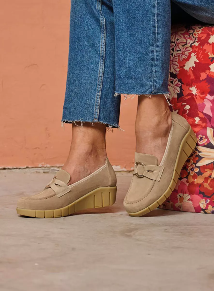 Wolky SS26 01786 Augusta 40390 beige suede