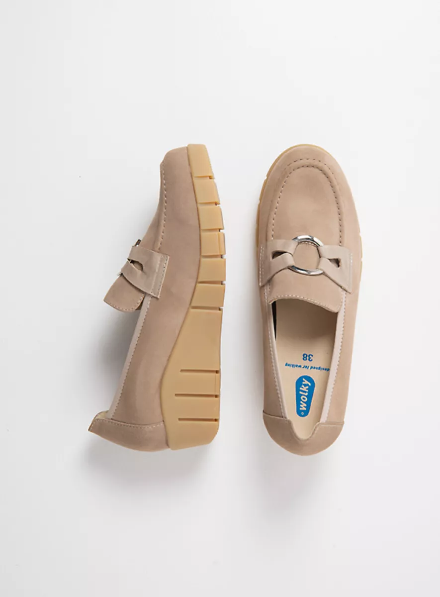 Wolky SS26 01786 Augusta 40390 beige suede