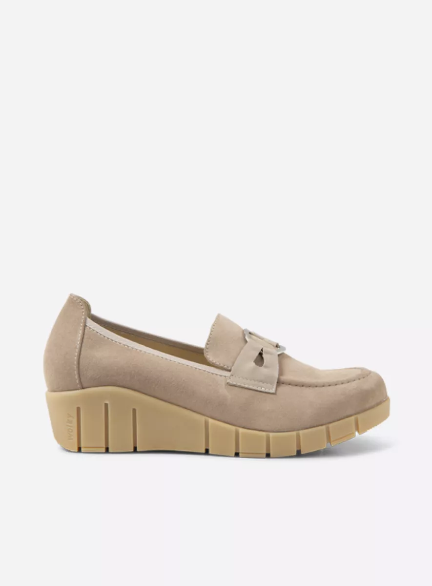 Wolky SS26 01786 Augusta 40390 beige suede