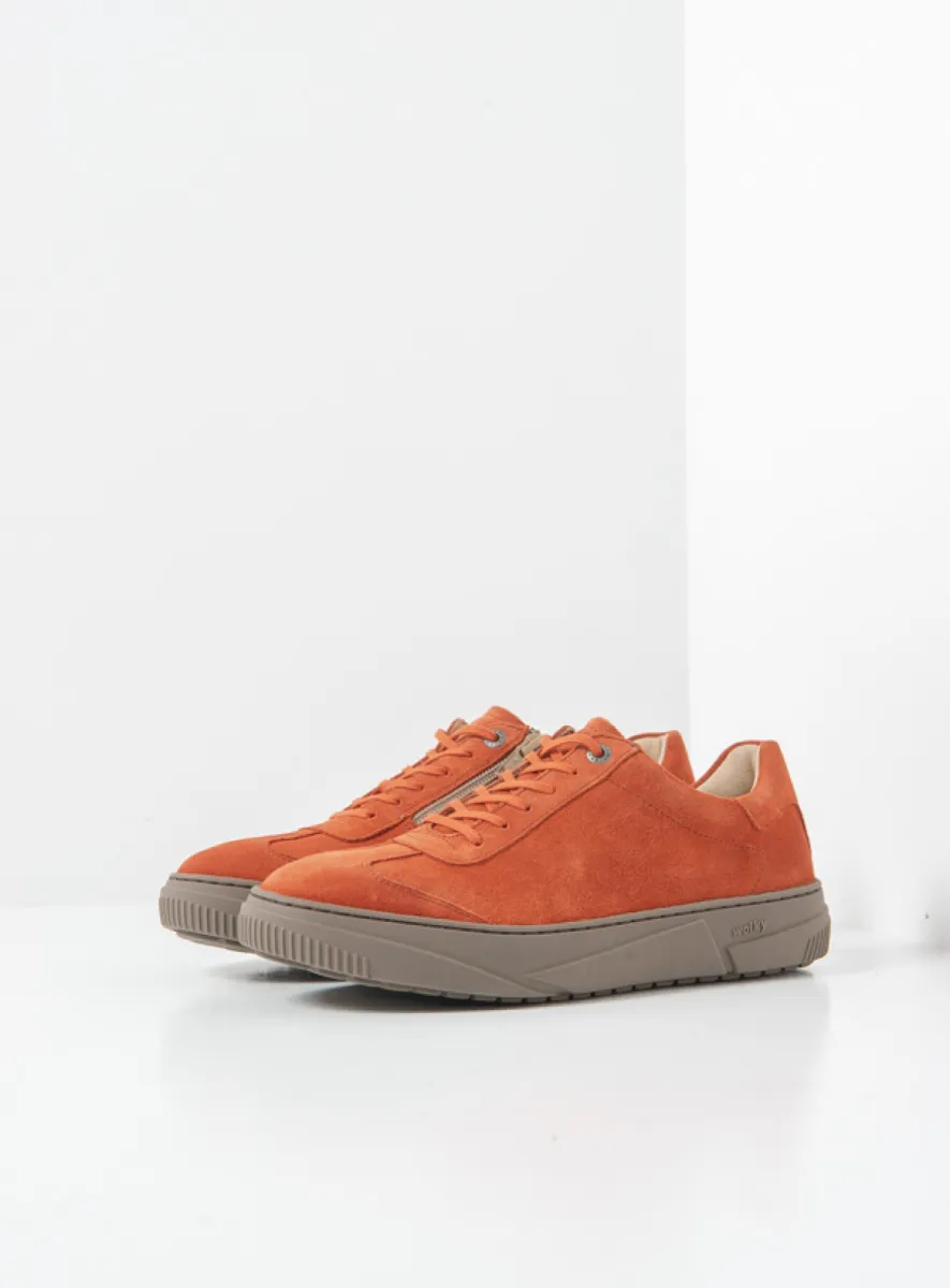 Wolky Foria - massai red suede Arch support shoes for women