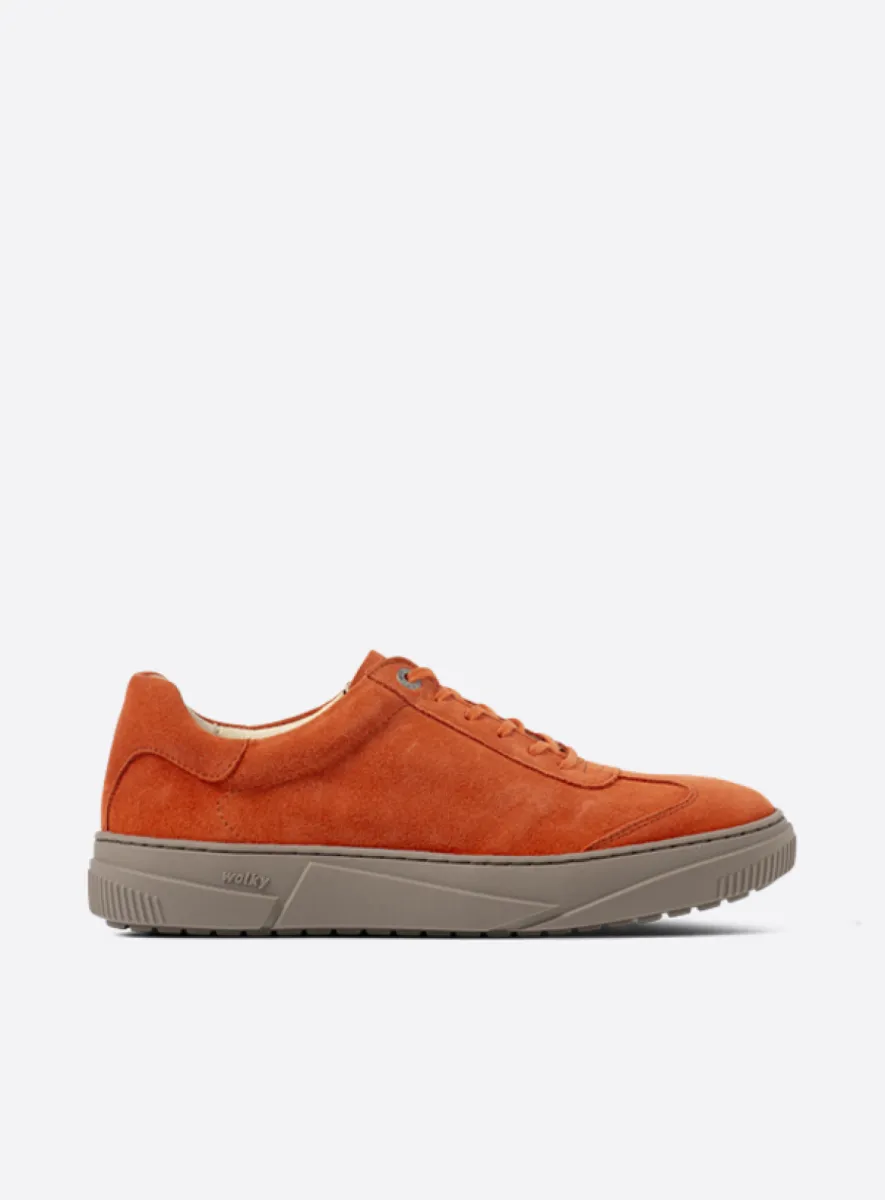 Wolky Foria - massai red suede Arch support shoes for women
