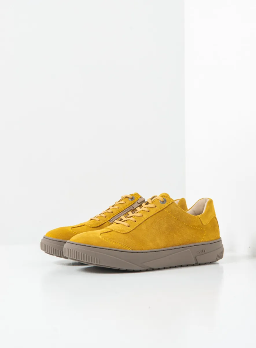 Wolky Foria - curry suede Arch support shoes for women