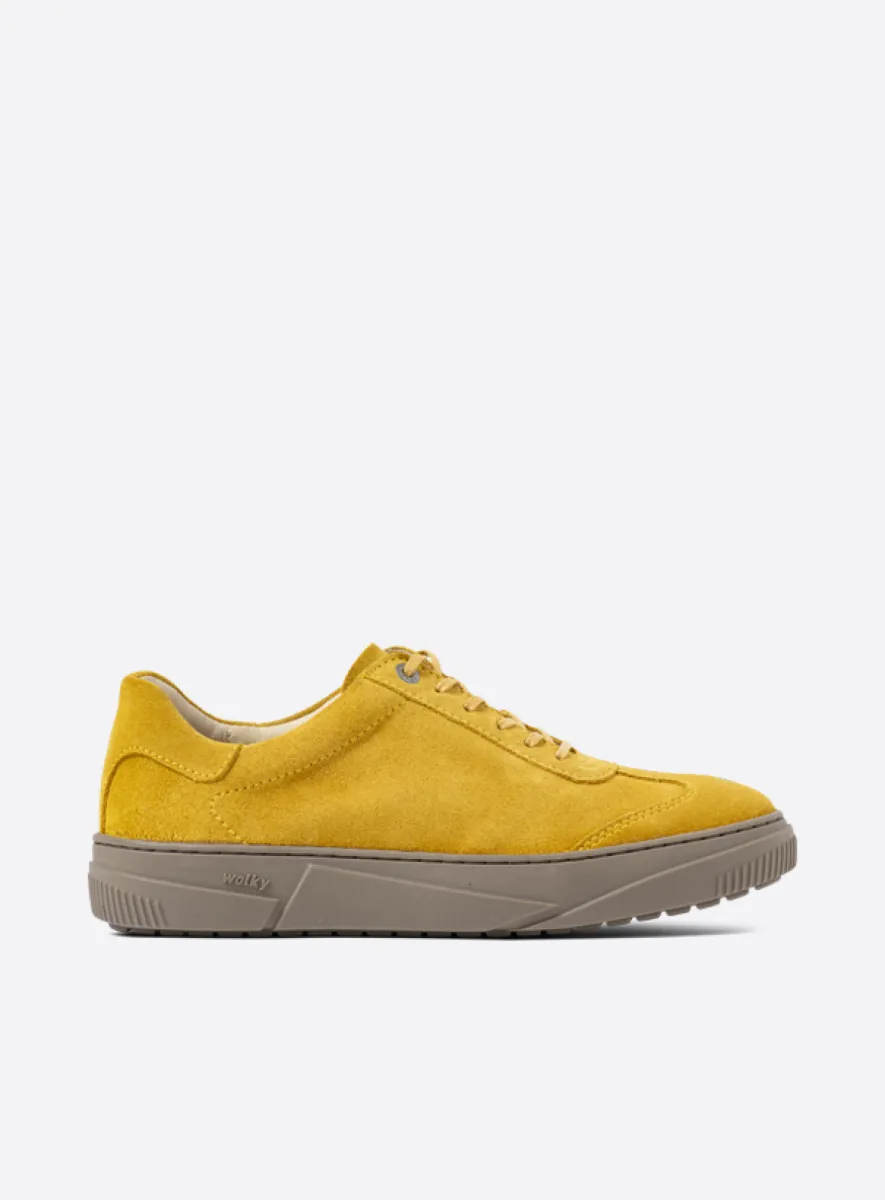 Wolky Foria - curry suede Arch support shoes for women