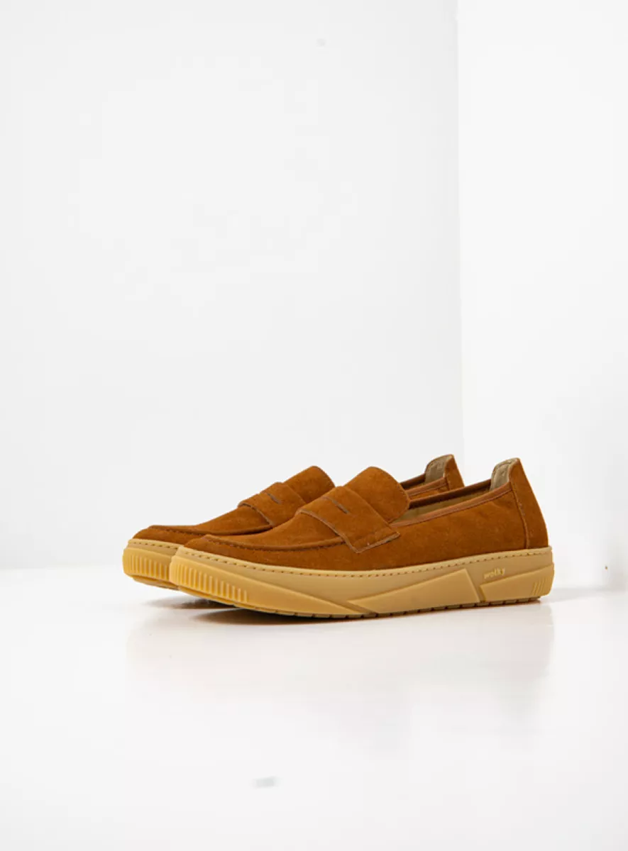 Wolky Slipons 02085 Lumari F2F 87410 tobacco vegan biocare