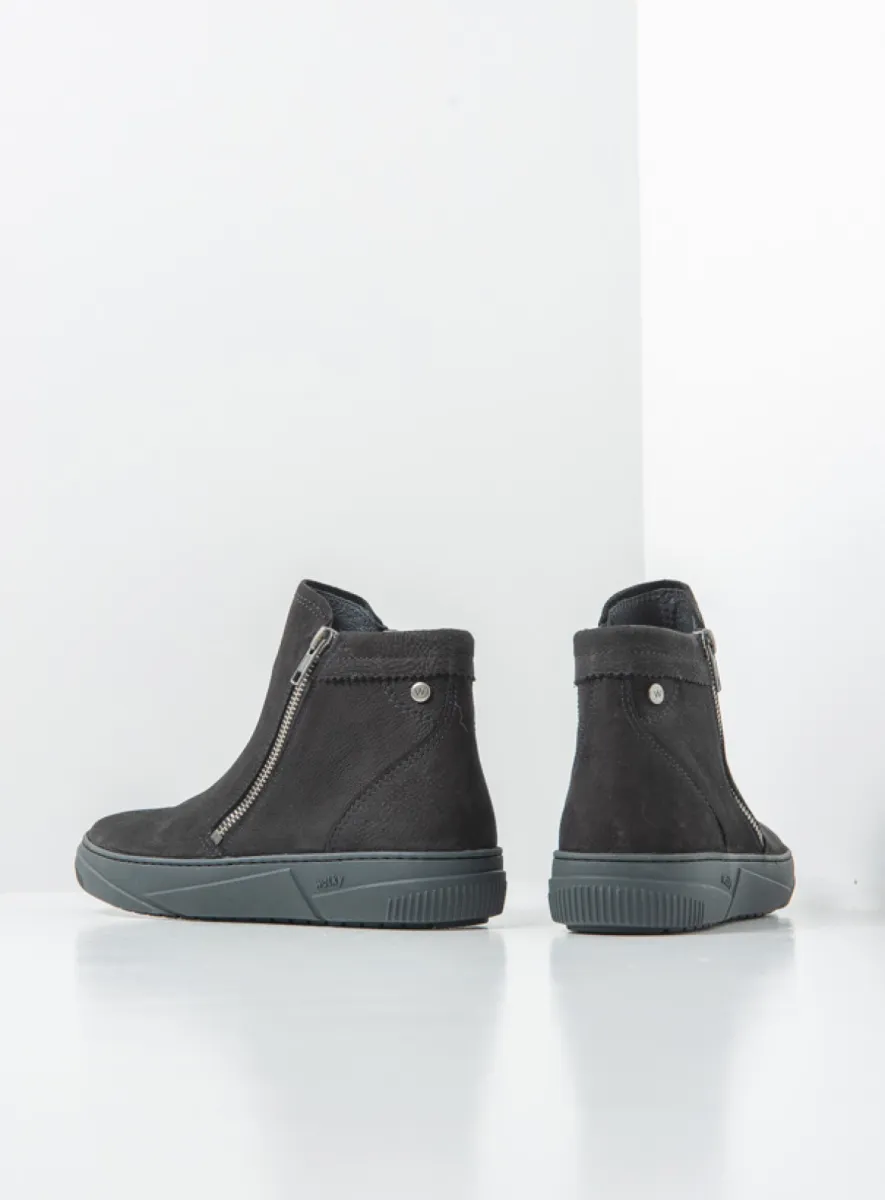 Wolky Ankle boots 02087 Centola 10000 black nubuck