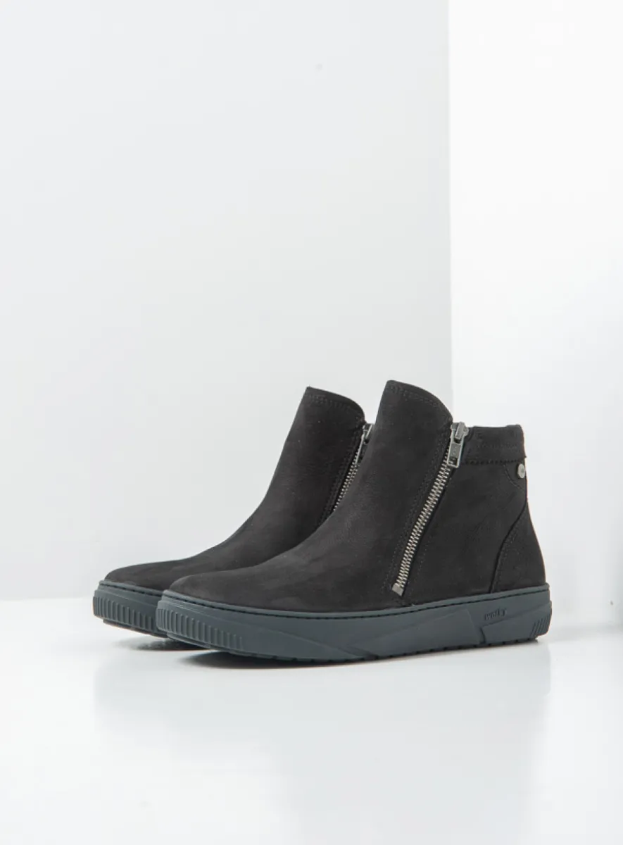 Wolky Ankle boots 02087 Centola 10000 black nubuck