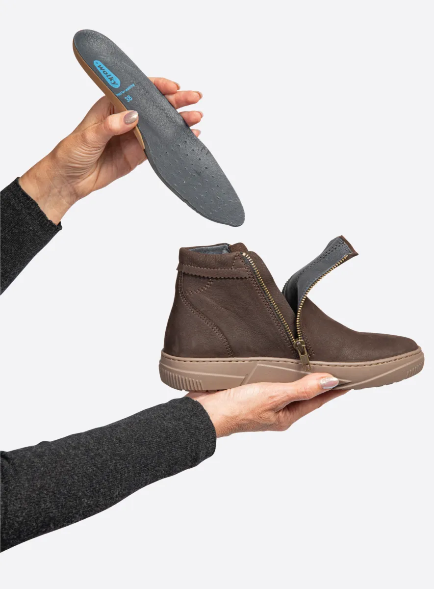 Wolky Ankle boots 02087 Centola 10300 brown nubuck