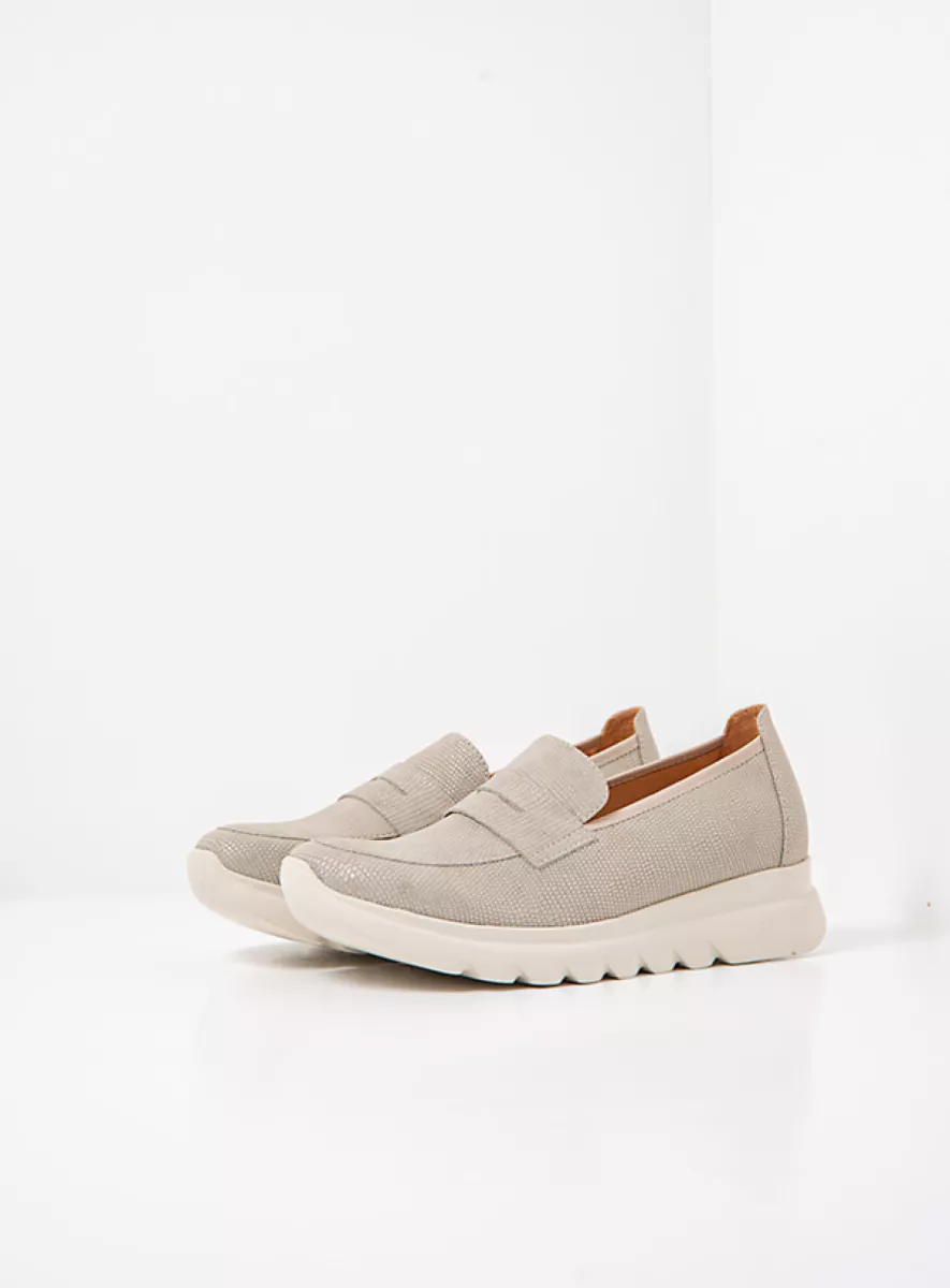 Wolky Slipons 02127 Snoafer F2F 83154 soft taupe vegan biocare