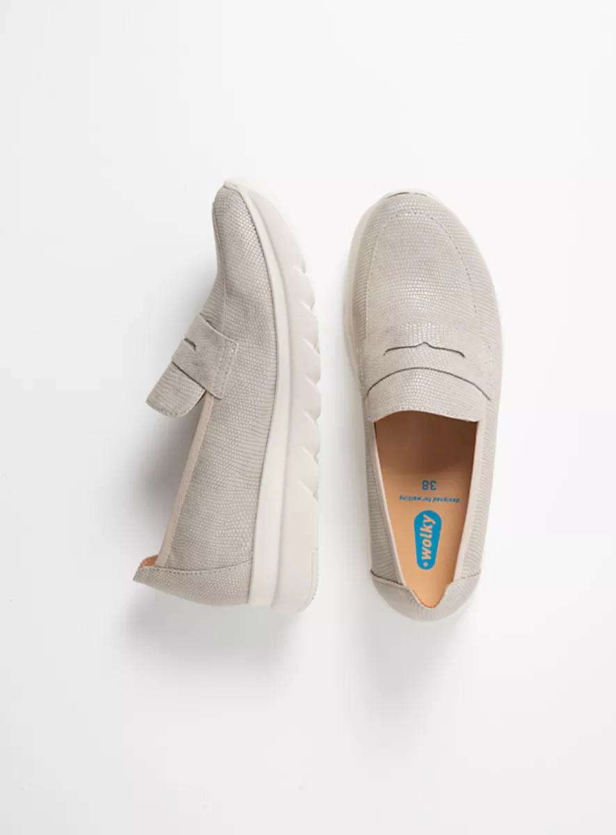 Wolky Slipons 02127 Snoafer F2F 83154 soft taupe vegan biocare