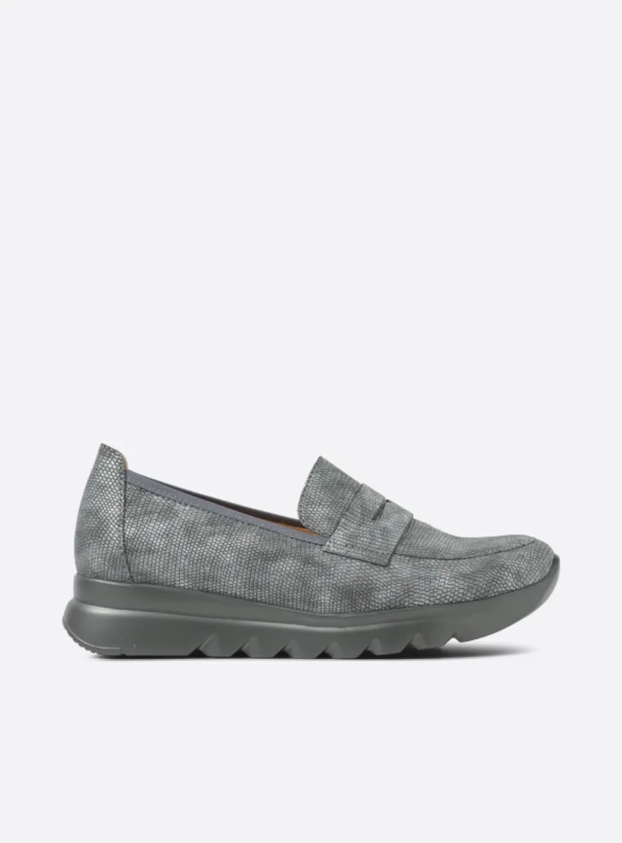 Wolky Slipons 02127 Snoafer F2F 83210 anthracite vegan biocare