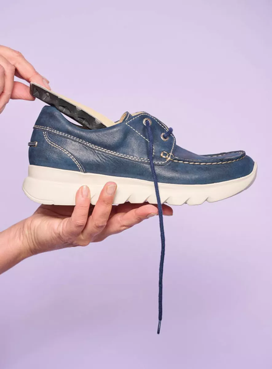 Wolky Lace up shoes 02128 Boaker 36820 denim effect leather