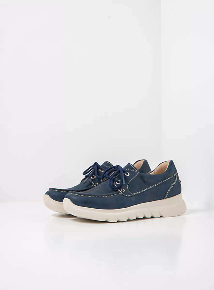 Wolky Lace up shoes 02128 Boaker 36820 denim effect leather