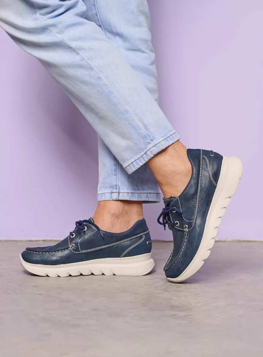 Wolky Lace up shoes 02128 Boaker 36820 denim effect leather