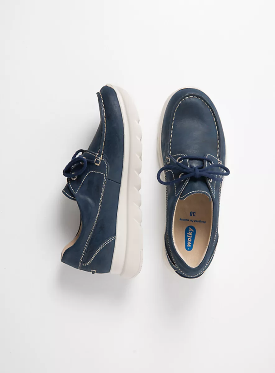 Wolky Lace up shoes 02128 Boaker 36820 denim effect leather