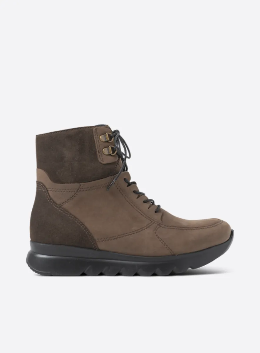 Wolky Grenada HV - brown nubuck Arch support shoes for women