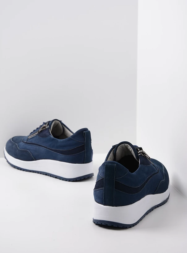 wolky low lace up shoes 02278 sprint 11820 denim nubuck back